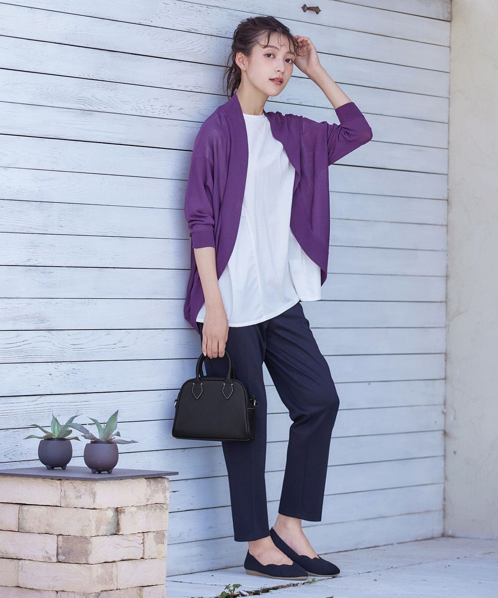 Tiaclasse 【本革】2WAYステッチハンドバッグ 