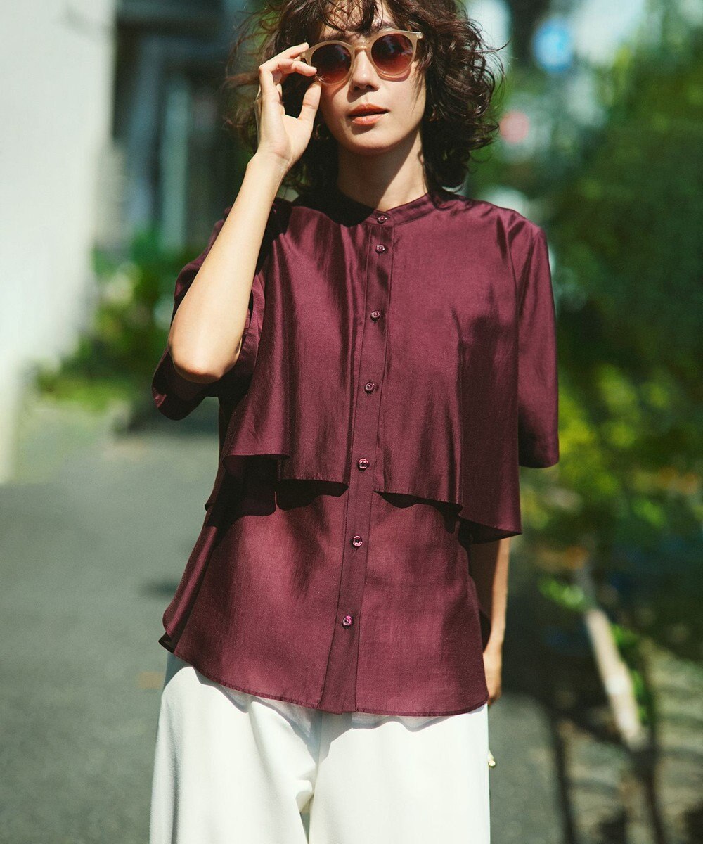 UNFILO シアー ヨークシャツ 