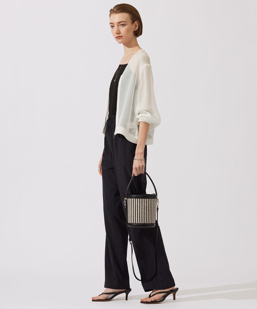 ICB L 【洗える】Ta/Peメッシュ ブルゾン 