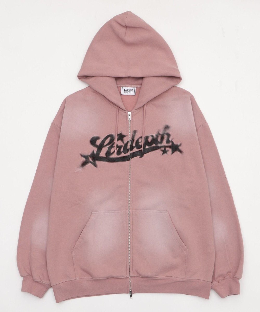 WEGO 【ユニセックス着用ITEM/MLサイズ展開】グラフィックZIPパーカー 