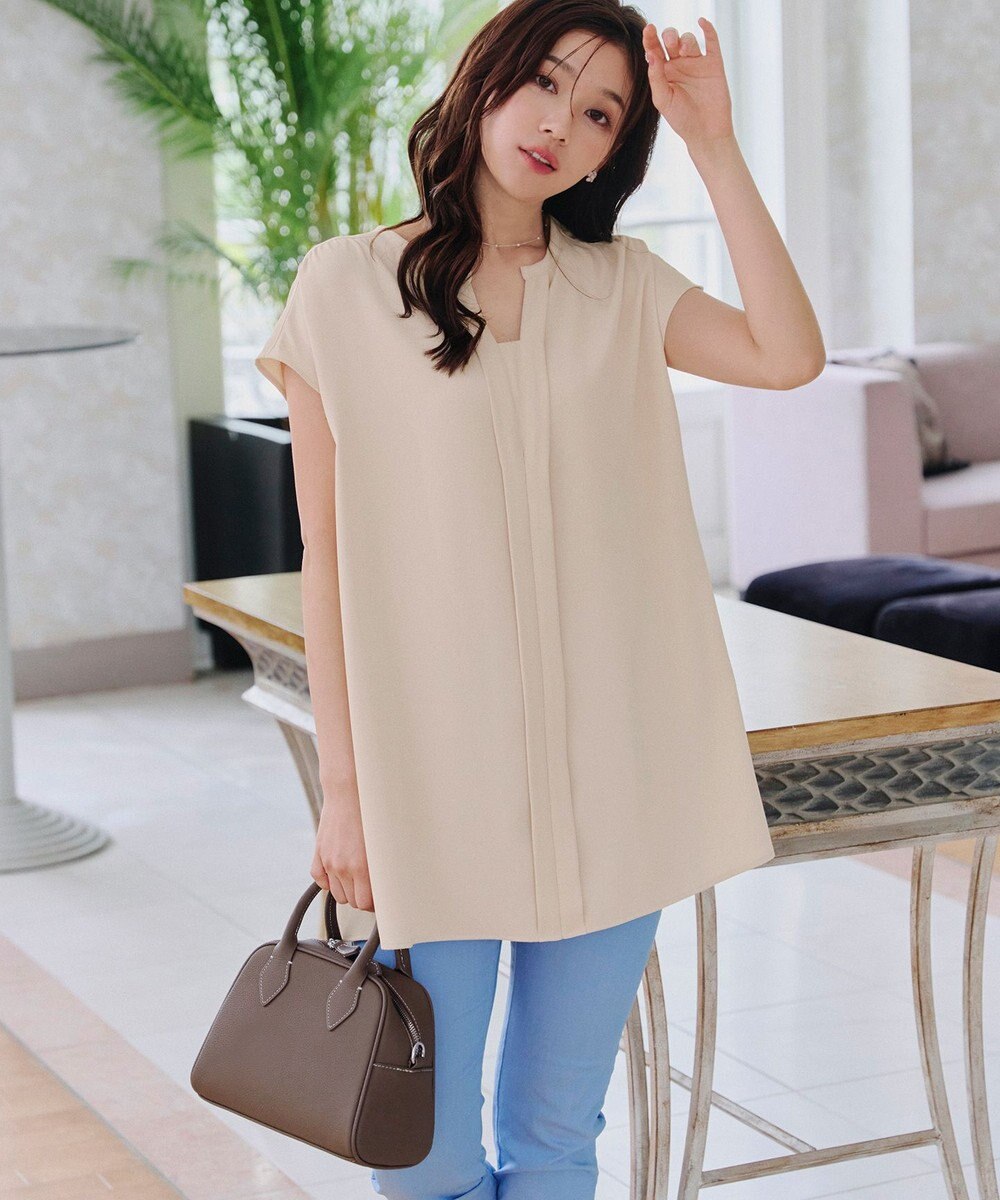 Tiaclasse 【本革】2WAYステッチハンドバッグ 