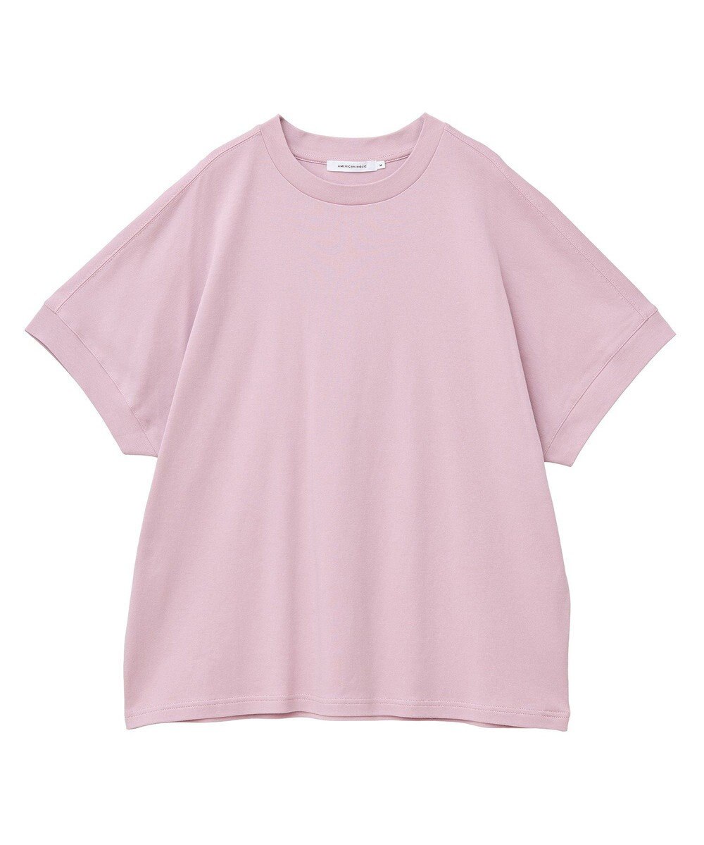 AMERICAN HOLIC 【接触冷感】スムースフレンチスリーブプルオーバー 