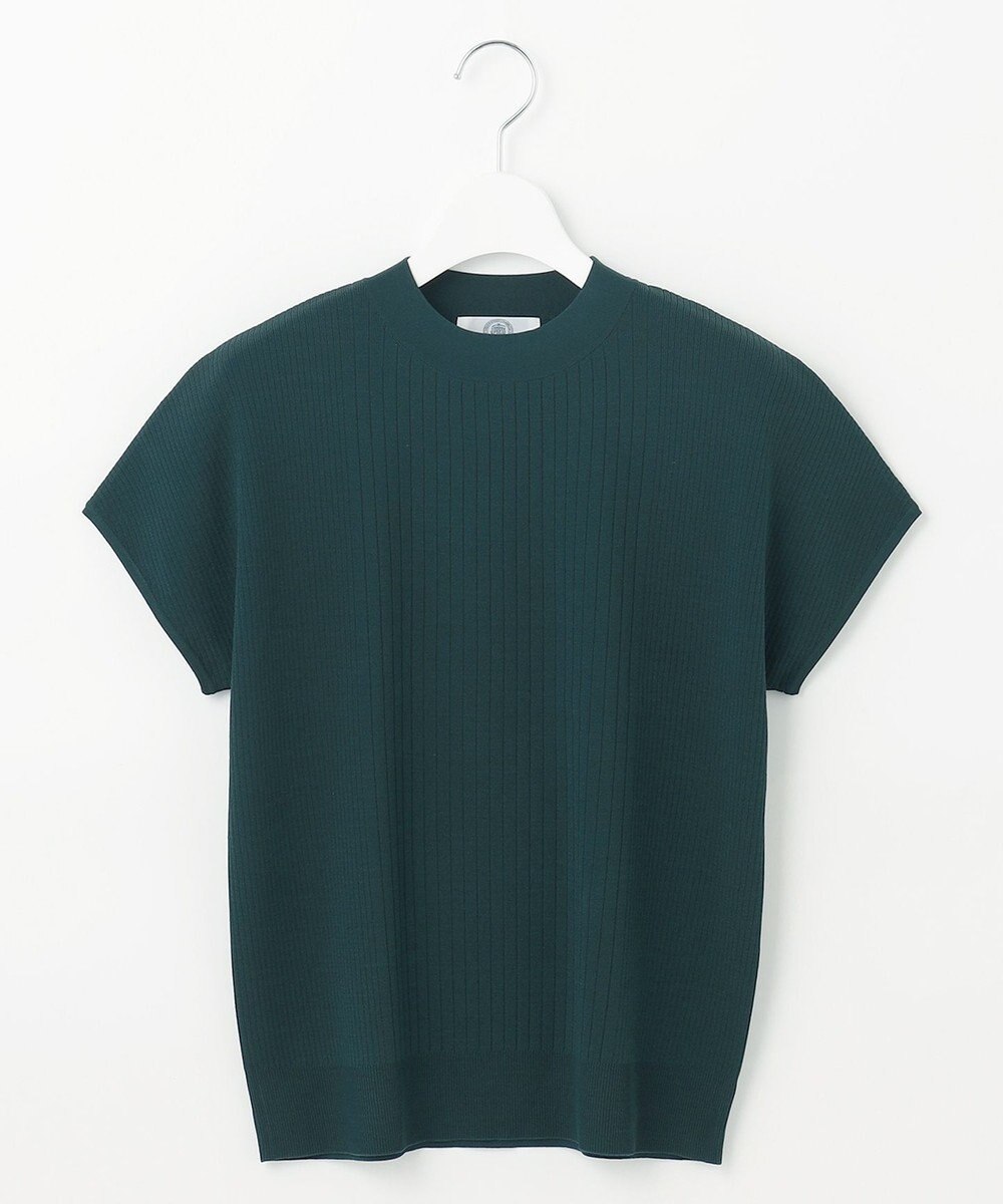 J.PRESS LADIES L 【洗える】レーヨンエリートストレッチ フレンチスリーブ ニット 