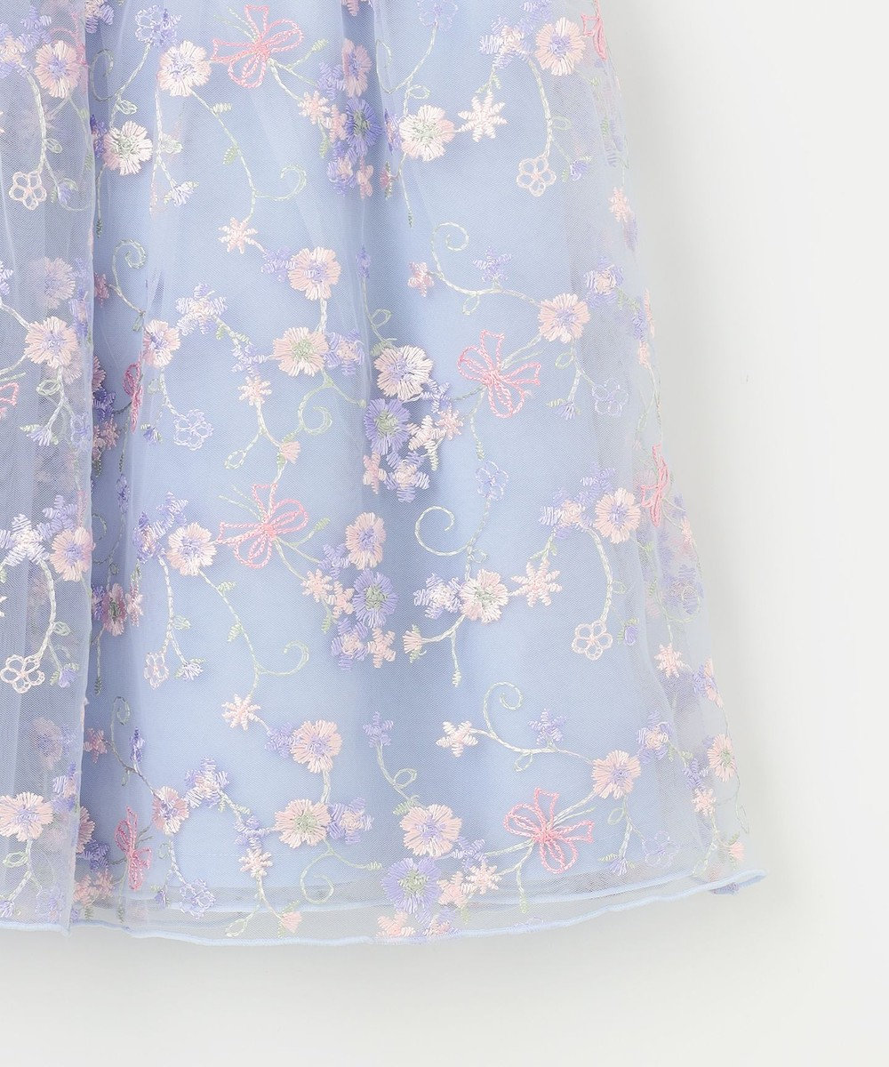 ANY KIDS 刺繍 チュール ワンピース 