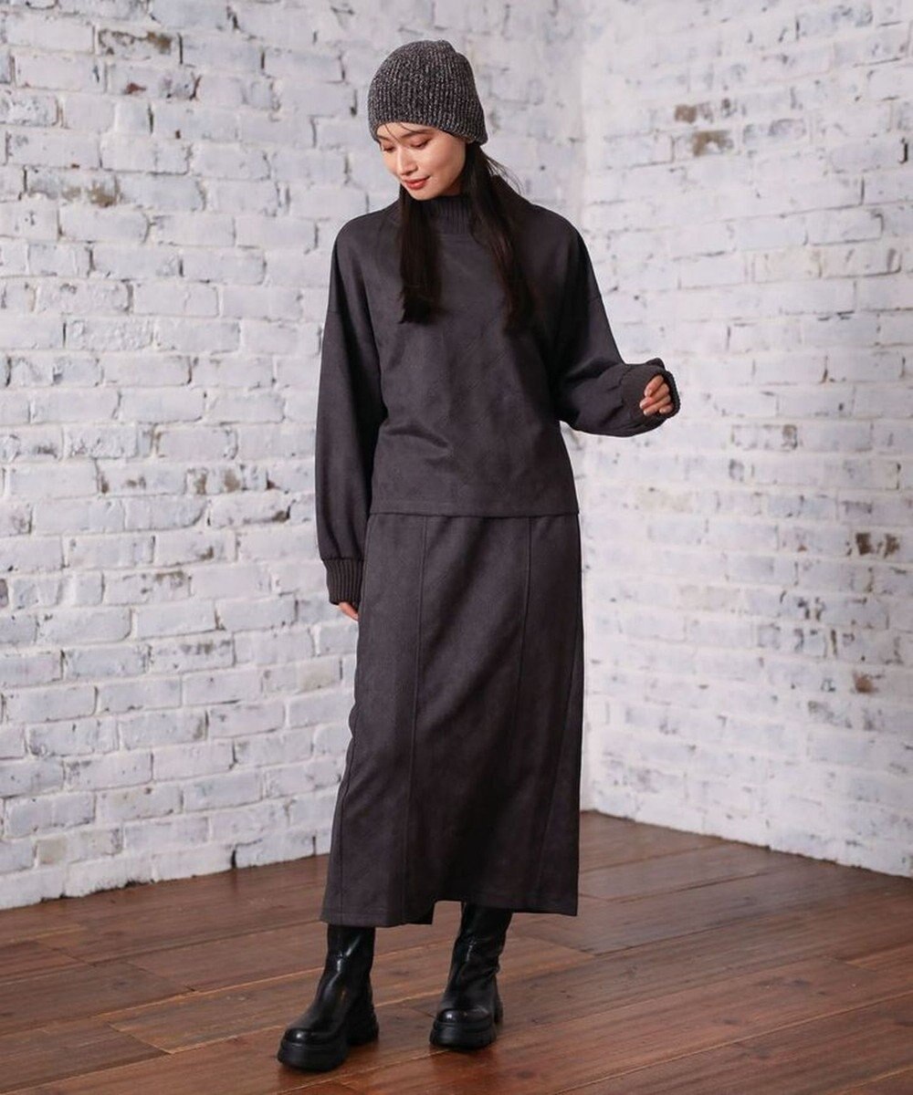 Green Parks ・ＥＬＥＮＣＡＲＥ　ＤＵＥ　エンボスナロースカート 