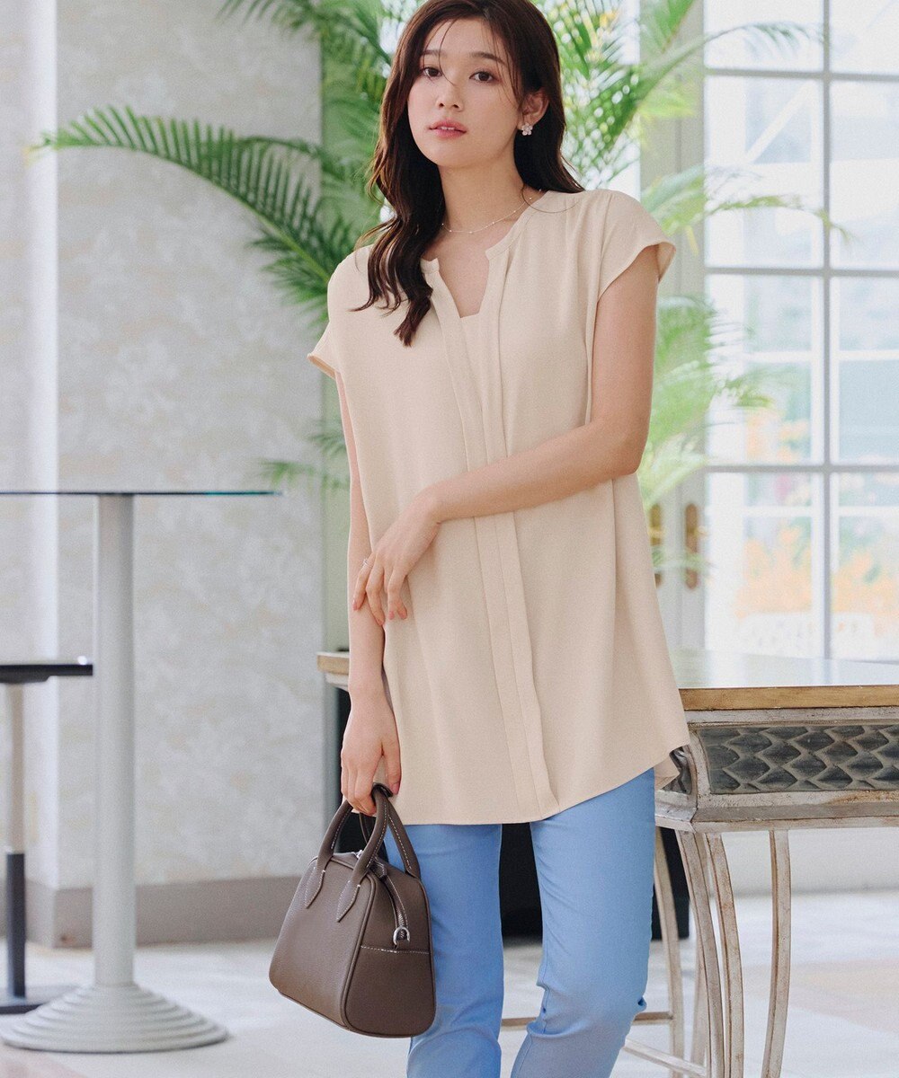 Tiaclasse 【本革】2WAYステッチハンドバッグ 