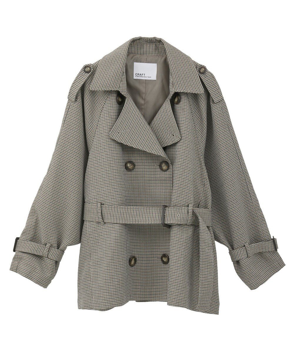 CRAFT STANDARD BOUTIQUE オーバサイズショートトレンチコート 