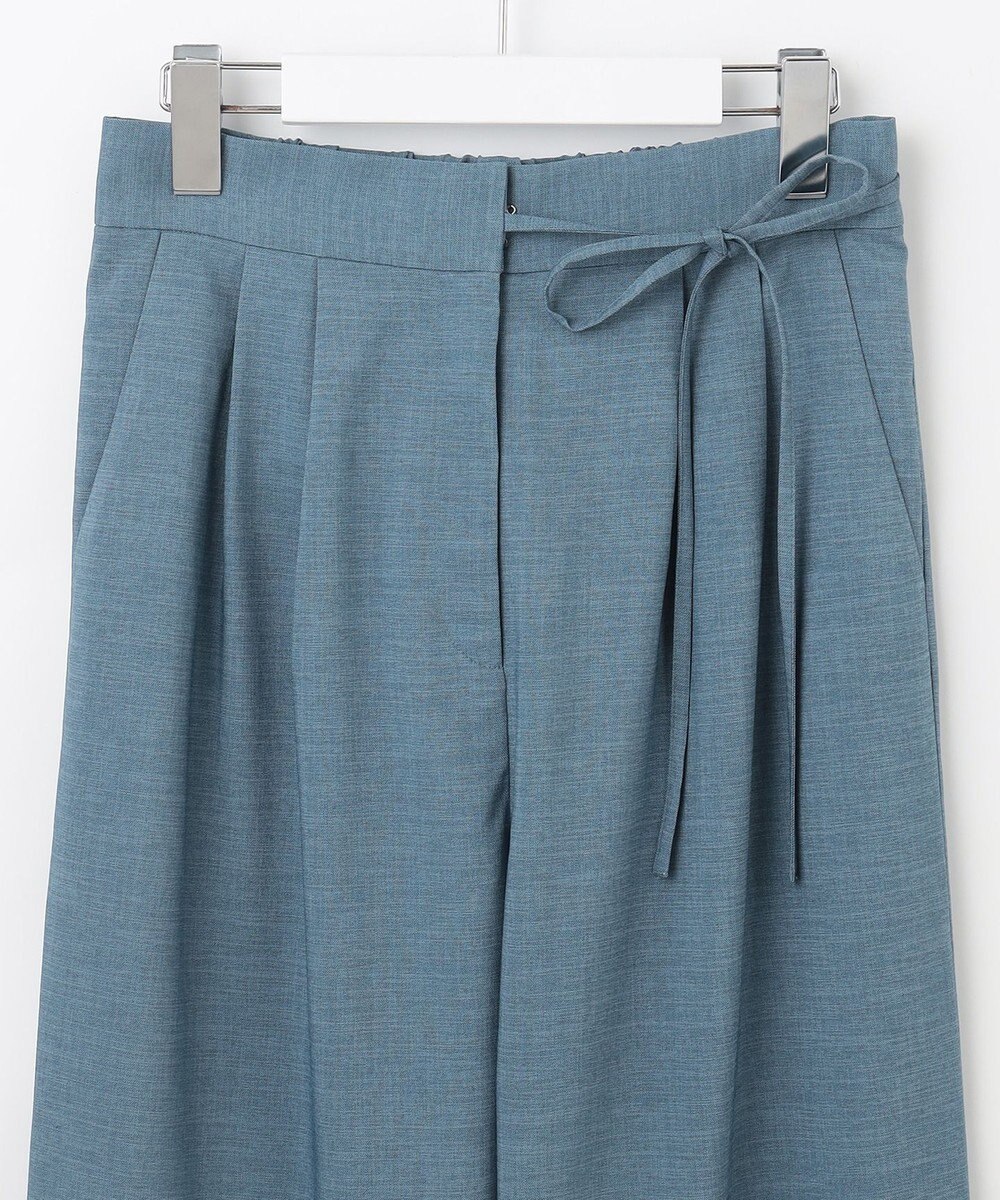 Feroux 【洗える】セミワイド パンツ 