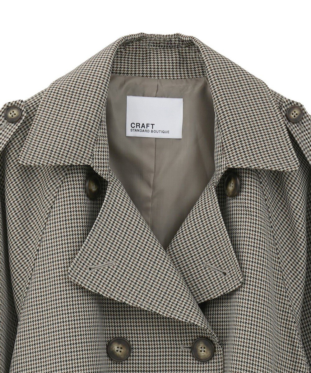 CRAFT STANDARD BOUTIQUE オーバサイズショートトレンチコート 