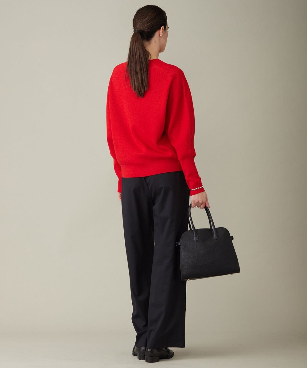 ICB 【洗える】 ウールポリエステルハイゲージ ニット 