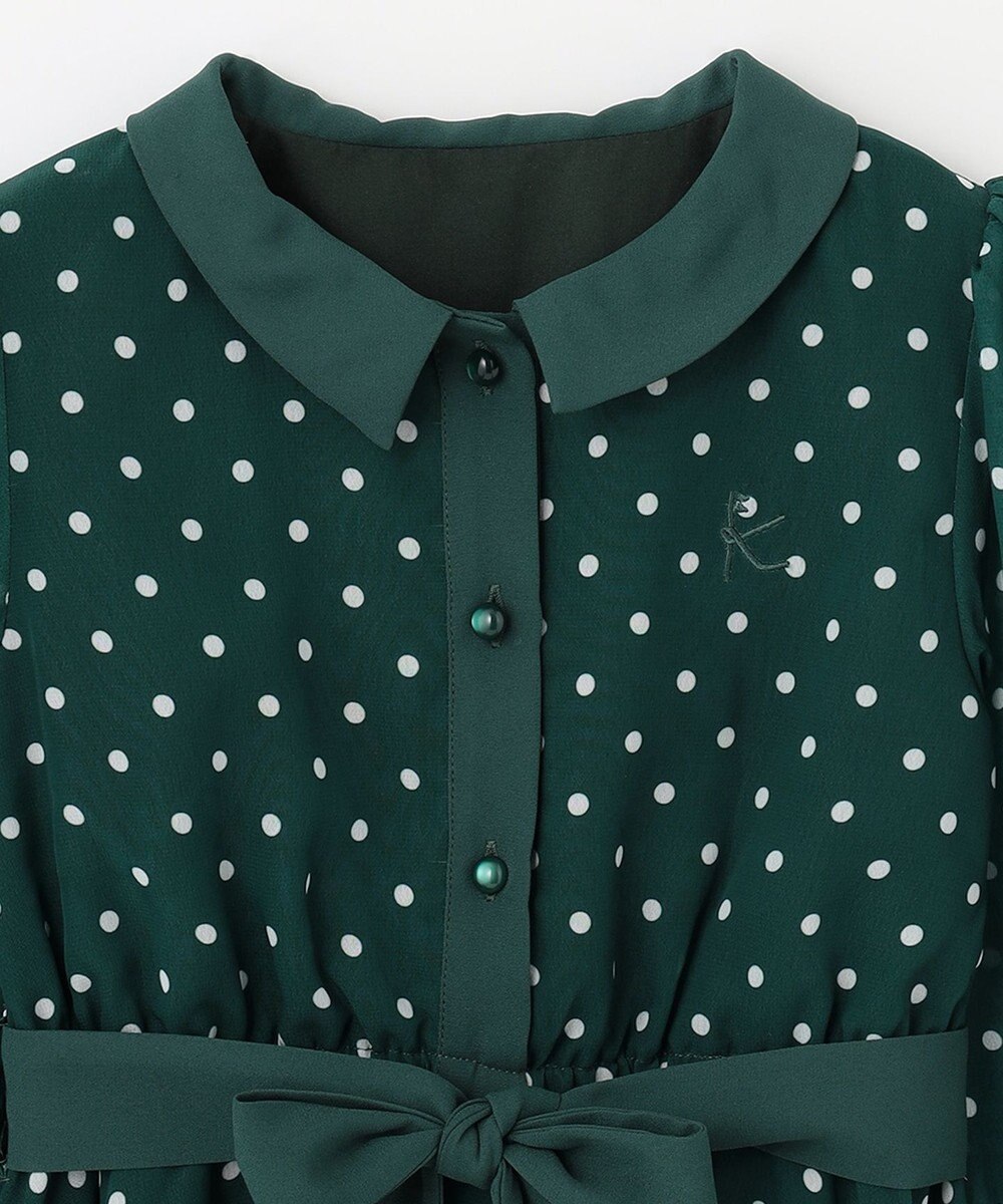 組曲 KIDS 【110-140cm】パリジェンヌドット ワンピース 