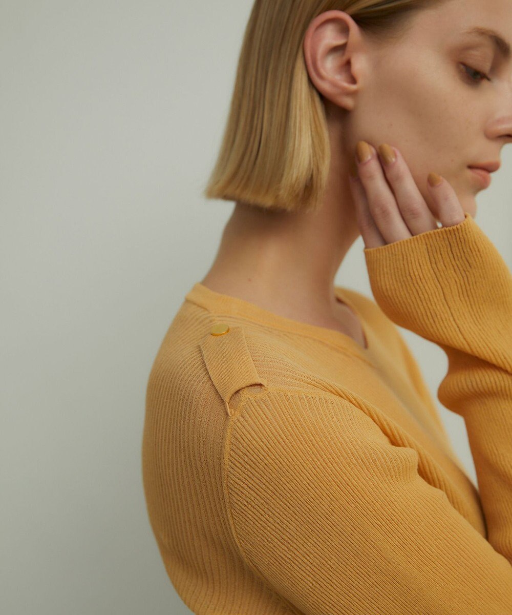 BEIGE， LIANE / リブニットトップス 