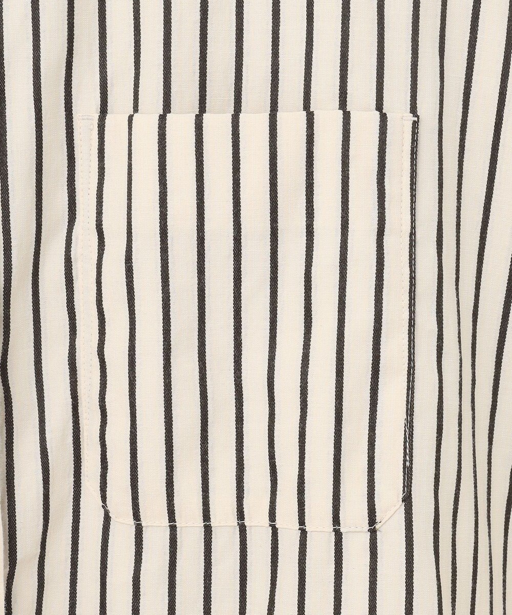 J.PRESS YORK STREET 【WOMEN】コットンタイプライター バックドレープブラウス 