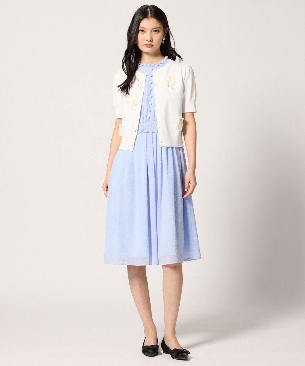 TOCCA FLOWER POP 半袖カーディガン 