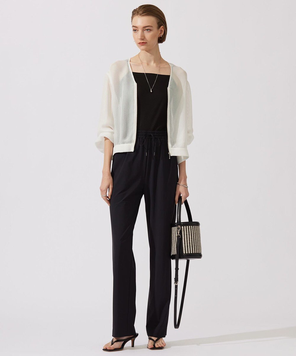 ICB L 【洗える】Ta/Peメッシュ ブルゾン 