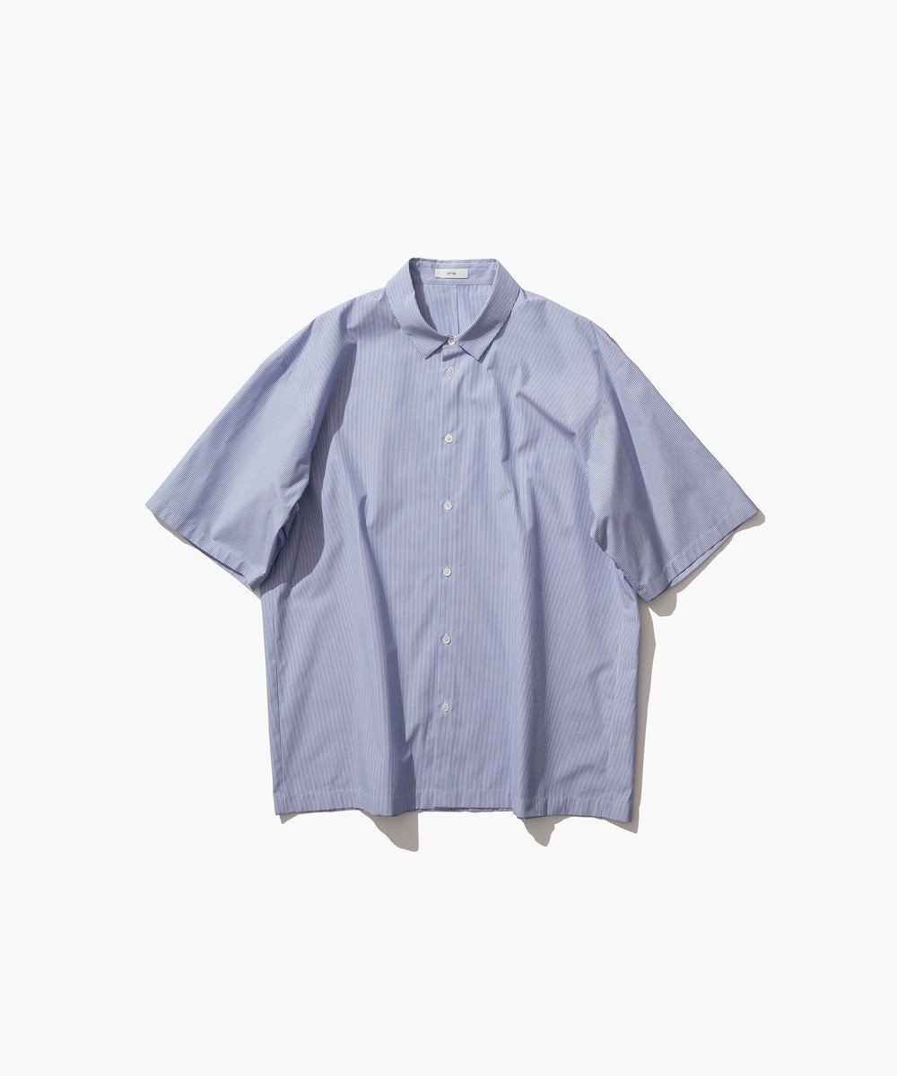 SUVIN BROAD | オーバーサイズ ハーフスリーブシャツ- UNISEX / ATON | ファッション通販  【公式通販】オンワード・クローゼット