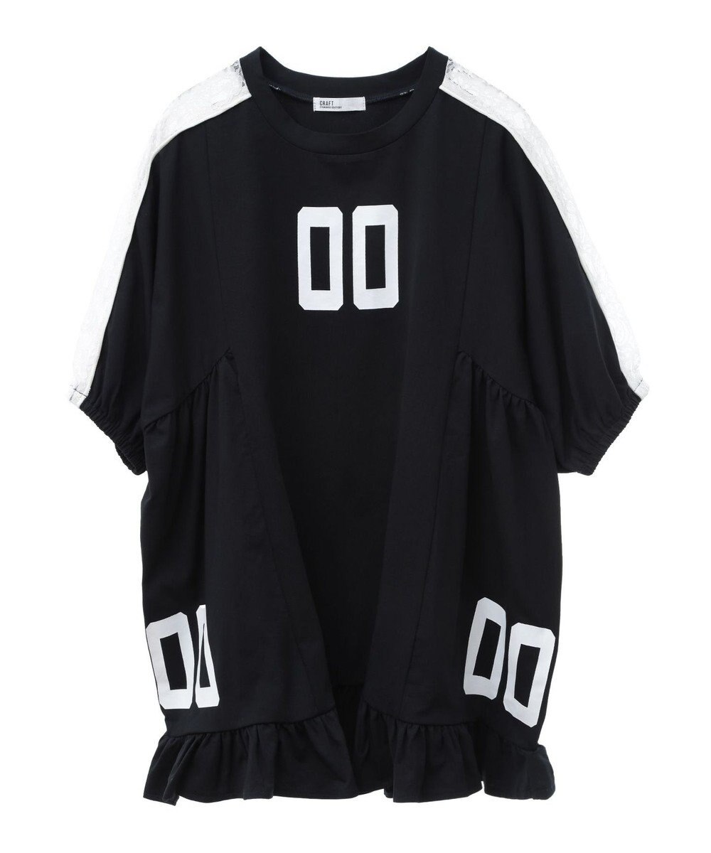 CRAFT STANDARD BOUTIQUE 接触冷感/UVカット/レースライン入りチュニック 