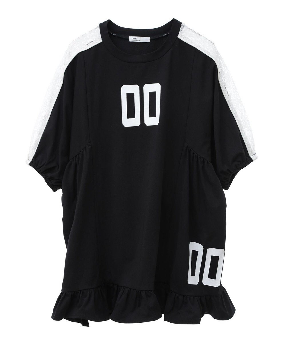 CRAFT STANDARD BOUTIQUE 接触冷感/UVカット/レースライン入りチュニック 