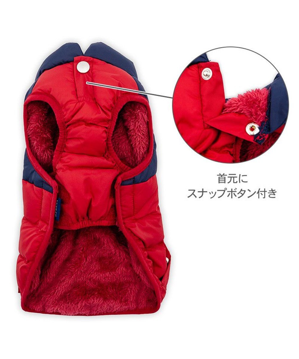 PET PARADISE J.PRESS 配色 綿入れ ベスト 小型犬 