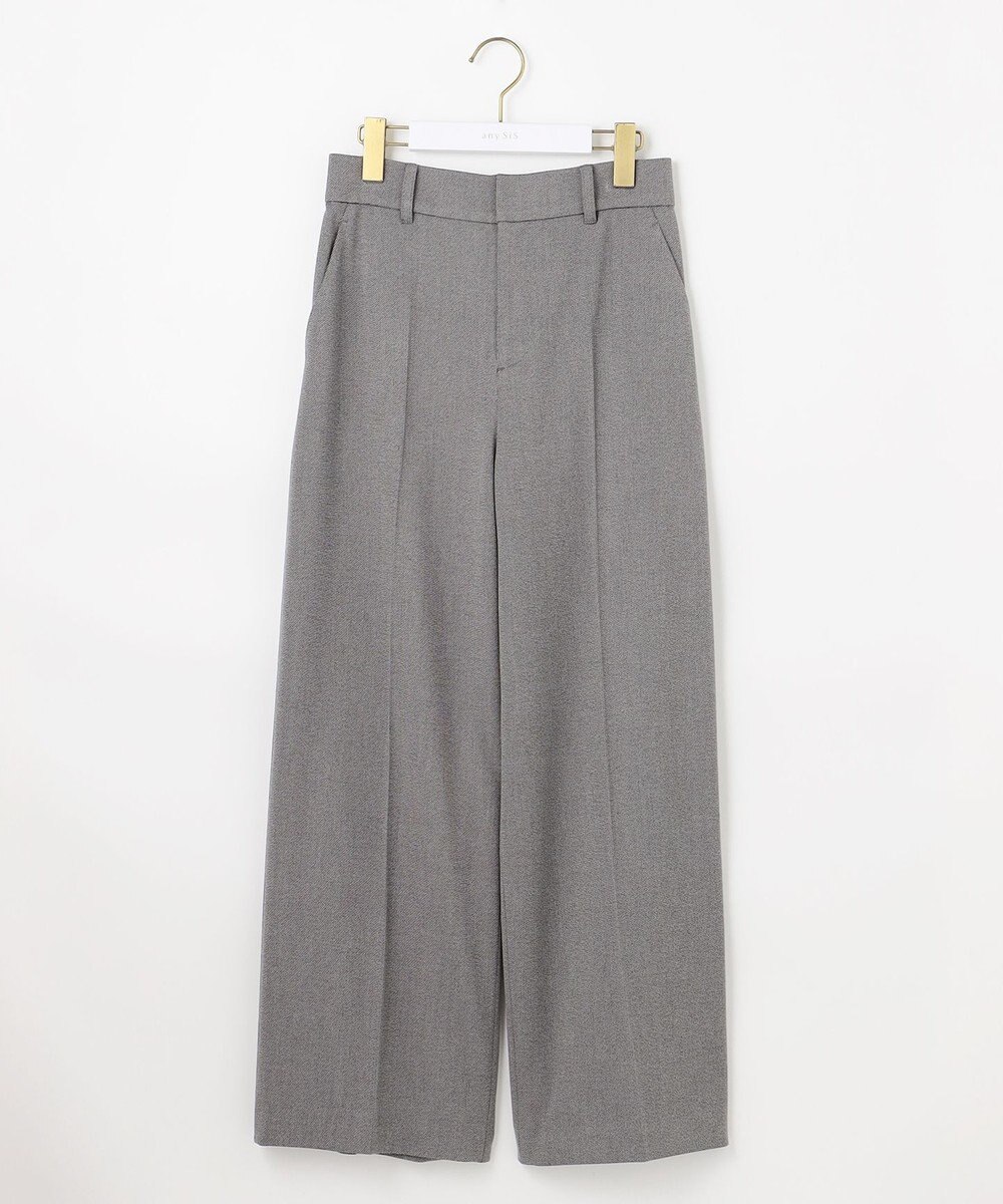 ANY SIS ビューティサーモ2WAYストレッチ ワイドパンツ 