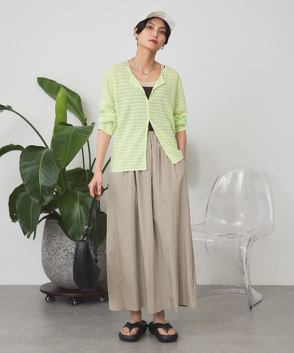 AMERICAN HOLIC シアーチェックカーディガン 