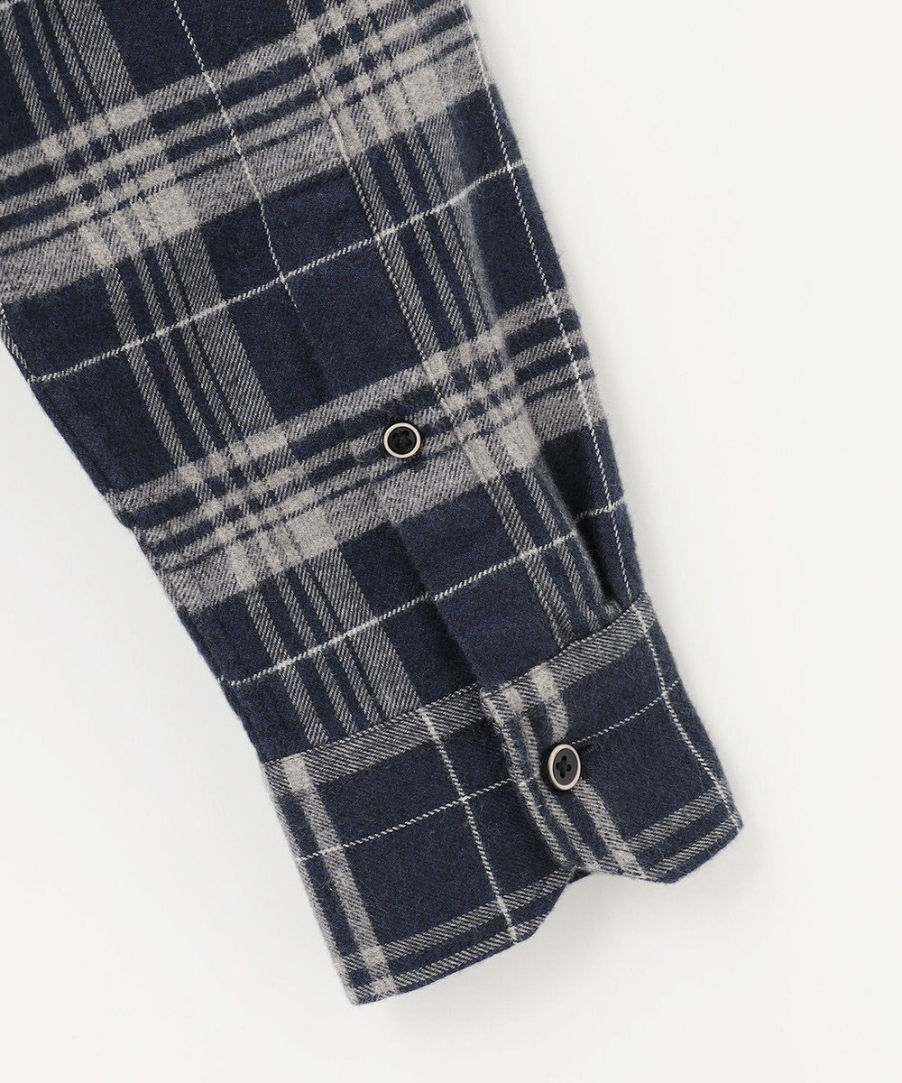 JOSEPH ABBOUD 【オーガニックコットン】ビッグチェック フランネルシャツ 