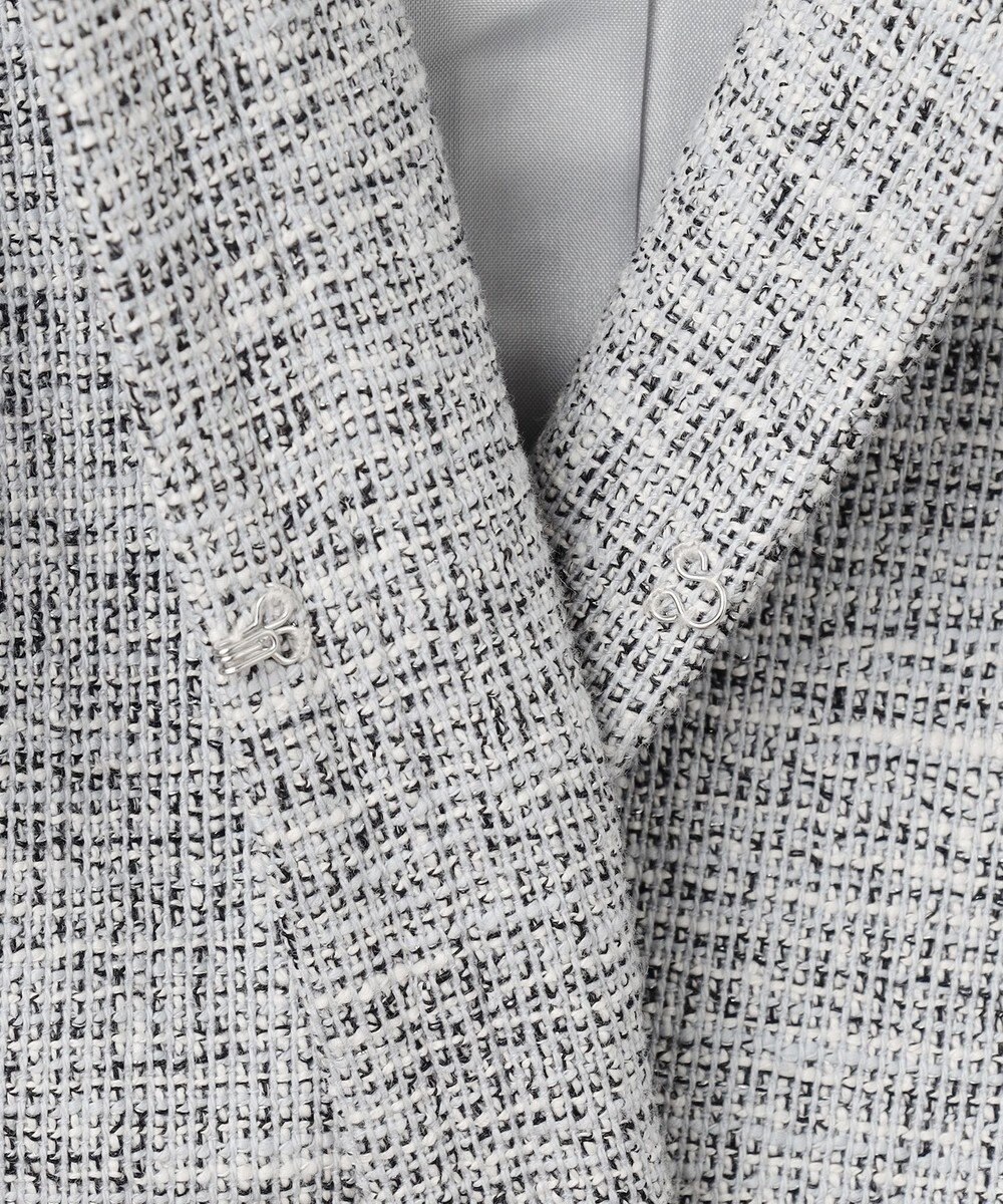 ANY SIS S ミニライトボーダー ノーカラージャケット 