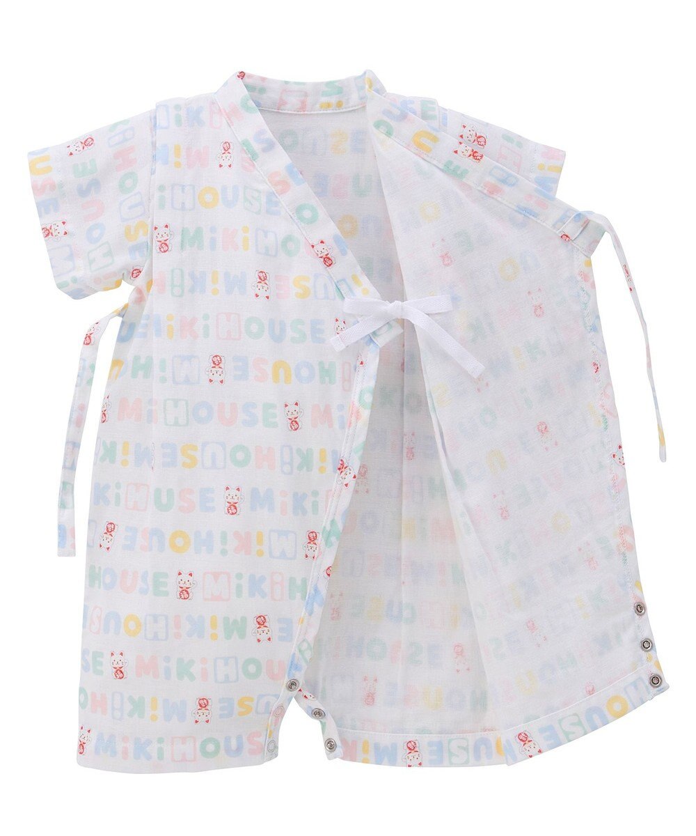 MIKI HOUSE HOT BISCUITS 【ミキハウス】【50-80cm】甚平オール 