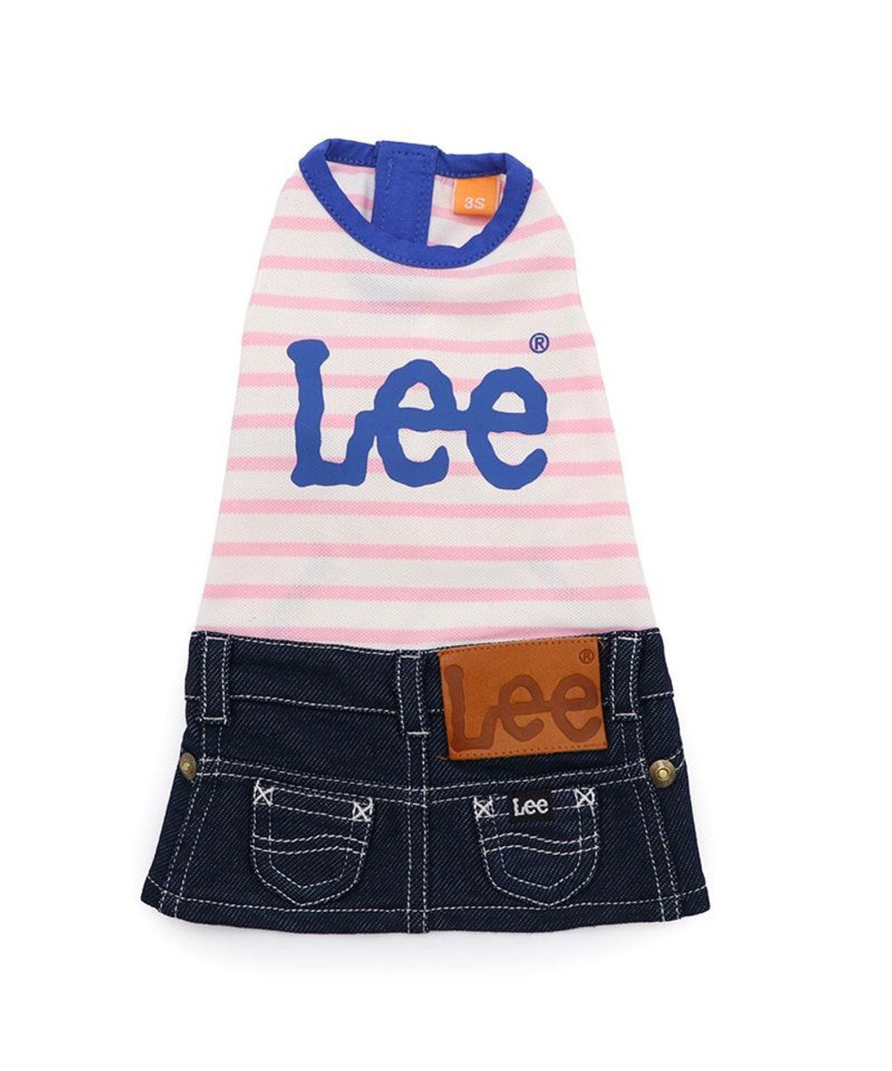 PET PARADISE Lee 鹿の子 ボーダー スカートつなぎ 小型犬 