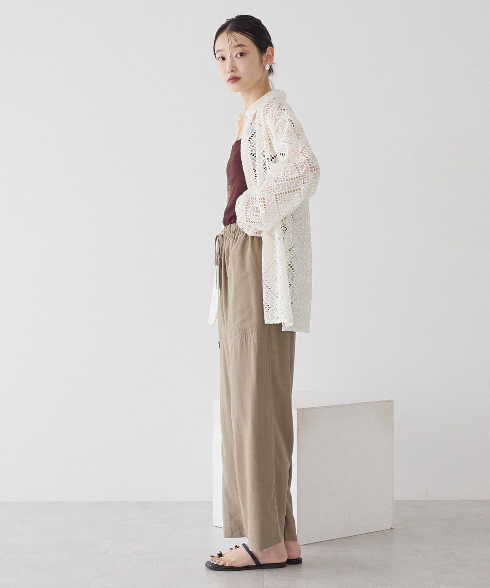 AMERICAN HOLIC レース長袖シャツ 