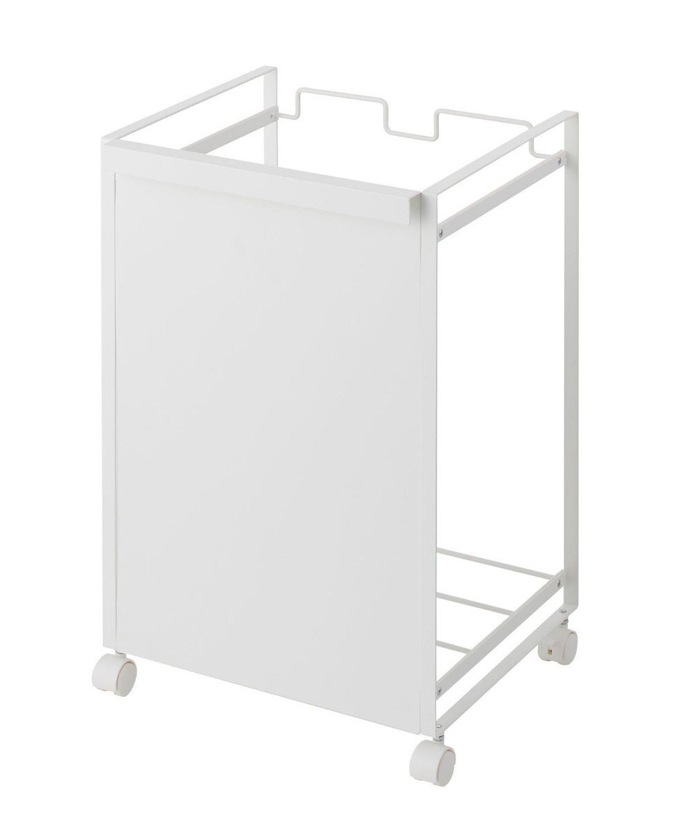 tower 目隠し分別ダストワゴン タワー 2分別  ホワイト 