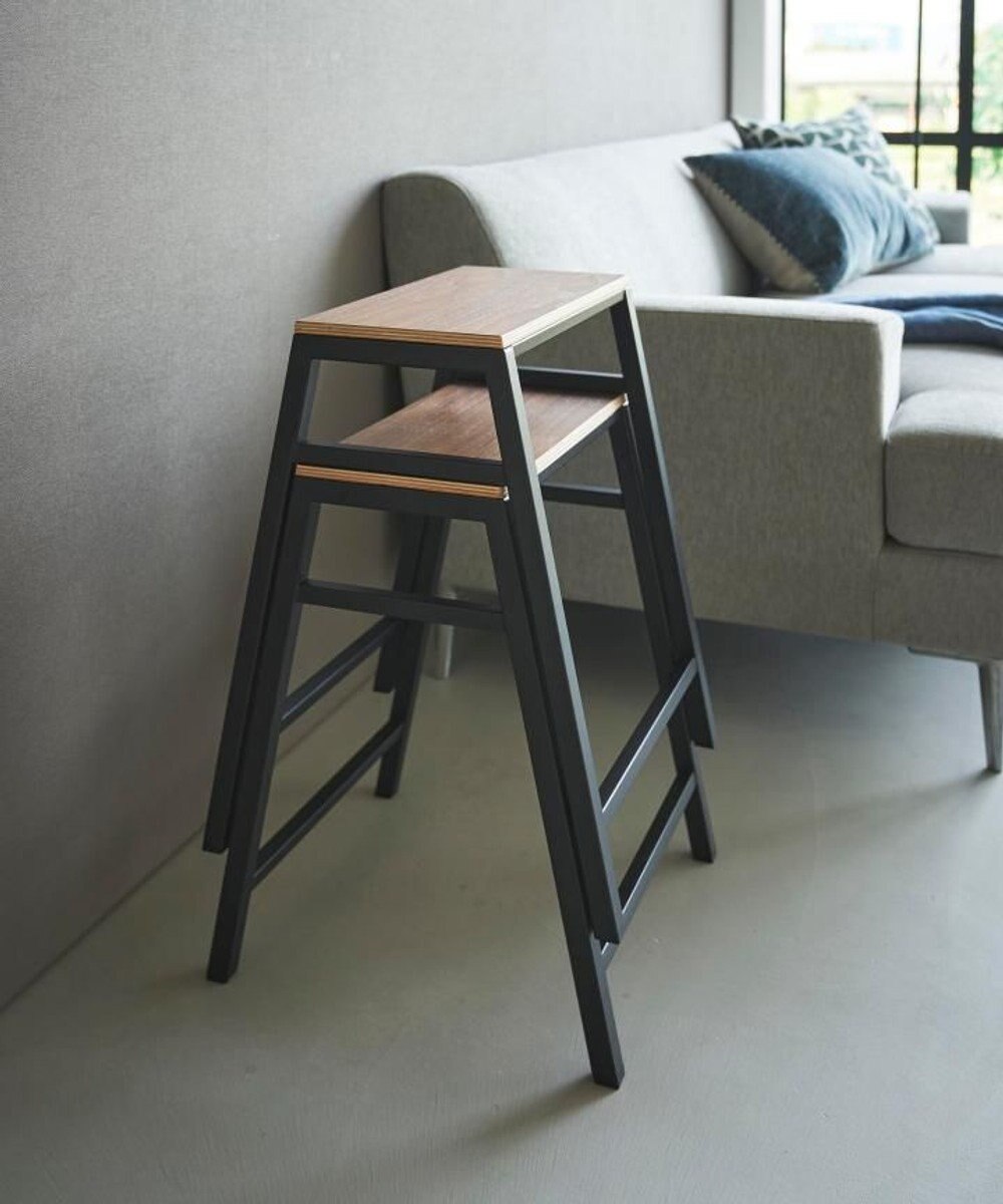 tower スツール タワー H45  ブラック 