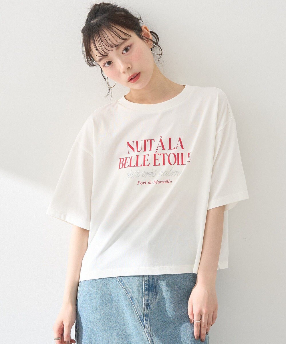 earth music&ecology 【接触冷感/洗濯機可】ＮＵＩＴＡ　ＬＡ　ＢＥＬＬＥ　ＥＴＯＩＬＥショートＴ 