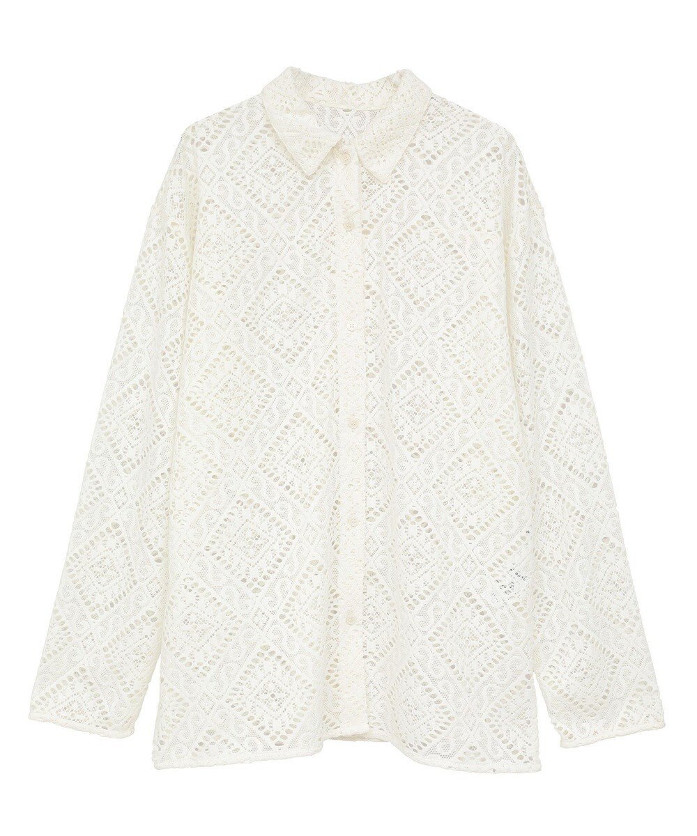 AMERICAN HOLIC レース長袖シャツ 