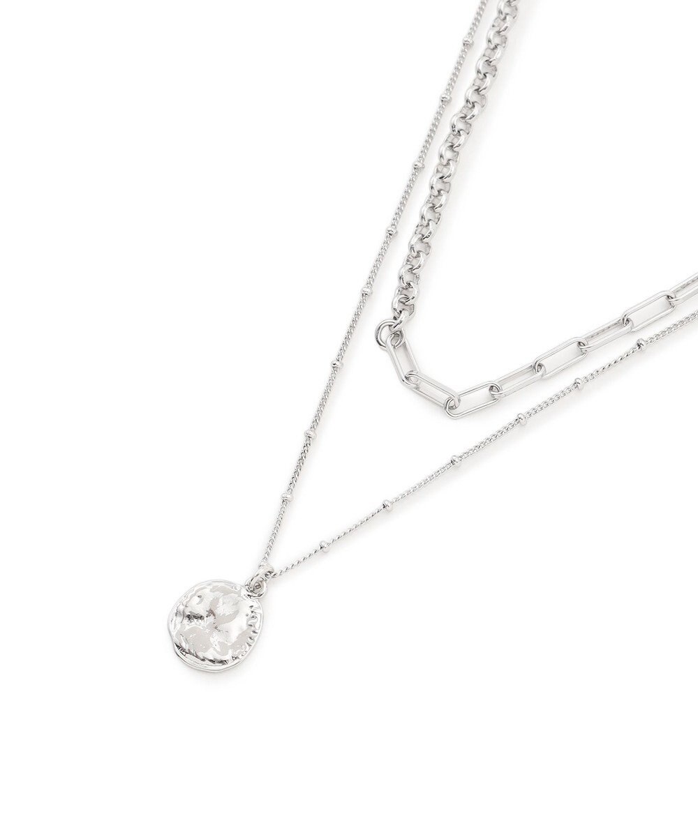 23区 【WEB&一部店舗限定】アシンメトリーチェーンコイン ネックレス 