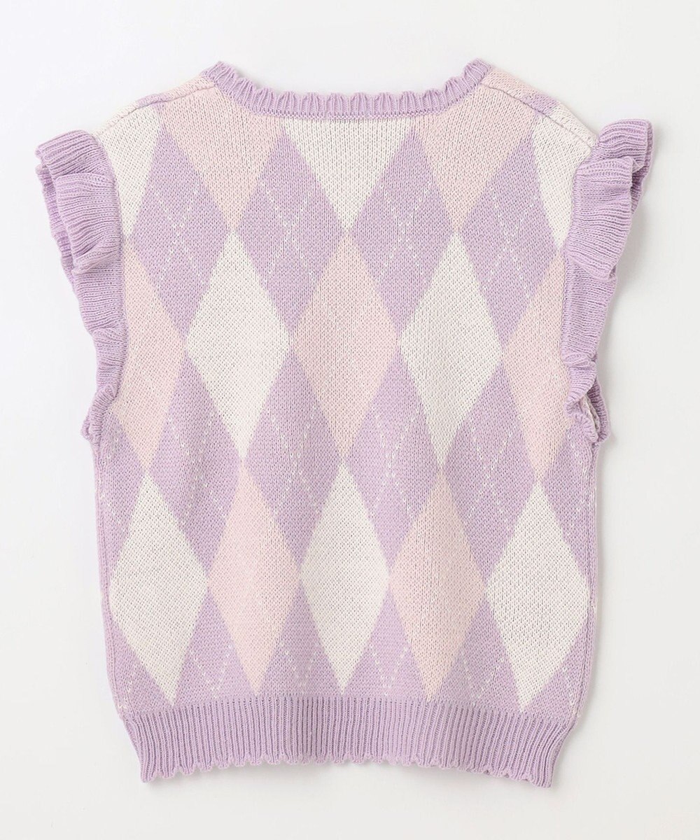 ANY KIDS アーガイル ニット ベスト 
