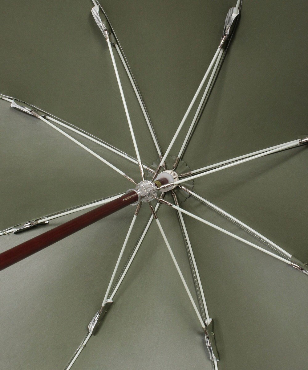 MOONBAT 【遮光/晴雨兼用日傘】POLO RALPH LAUREN(ポロ ラルフローレン) ストライプフリル 長傘 遮熱 UV 