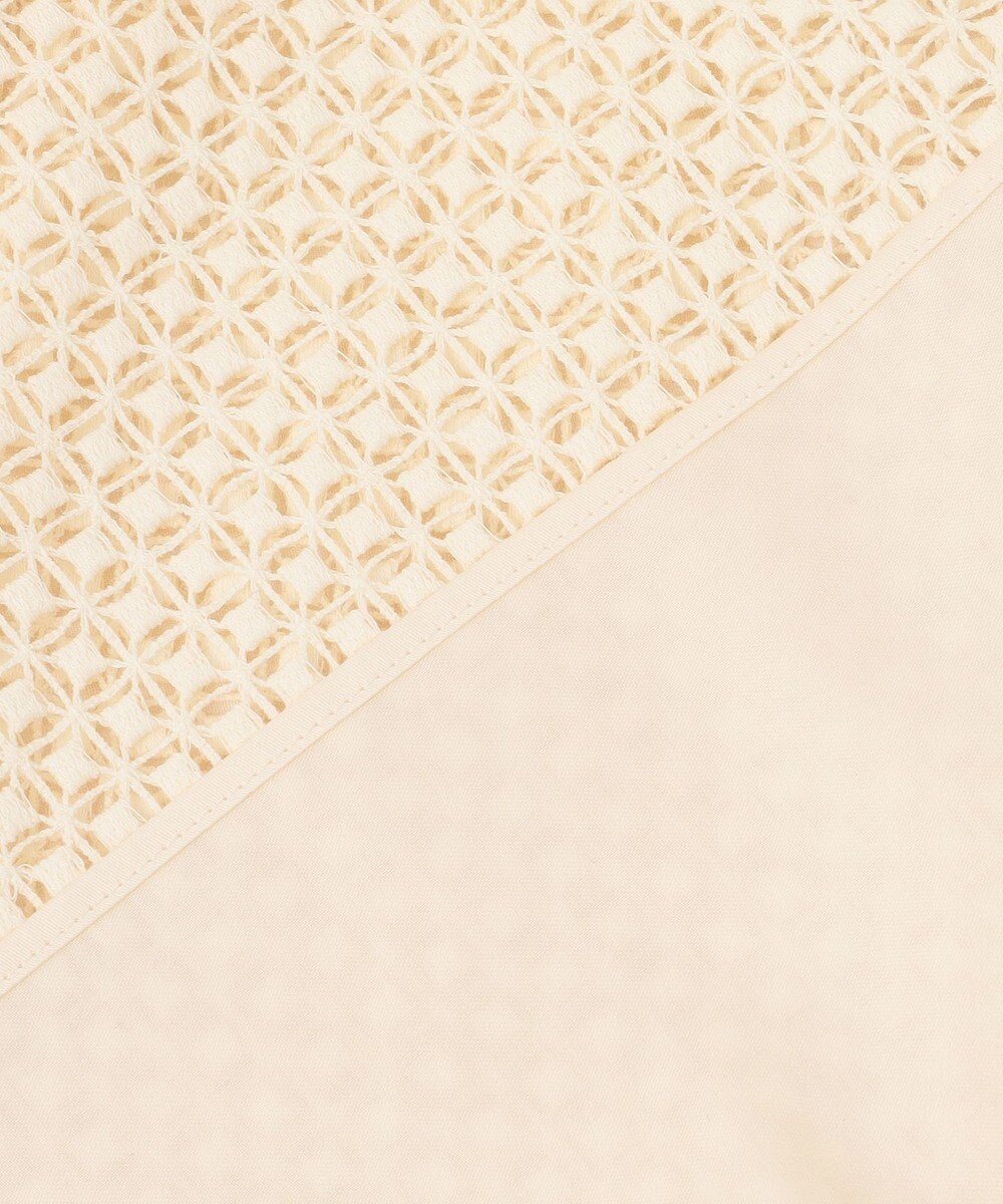 BEIGE， NIGELLA / 異素材MIXコットンレースビックポケットスカート 