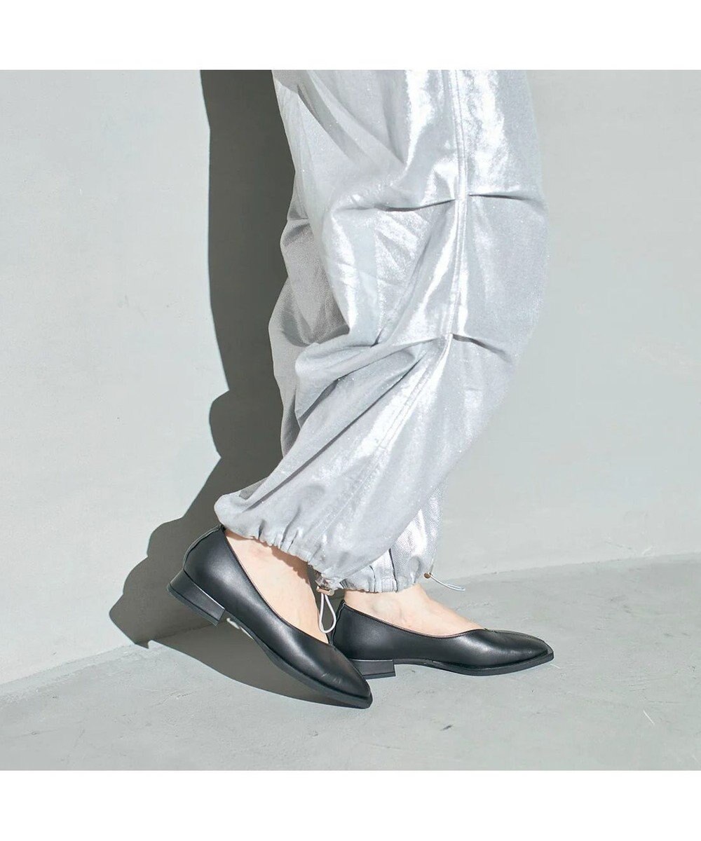 MODE ET JACOMO <D'ICI>Vカットフラットシューズ 