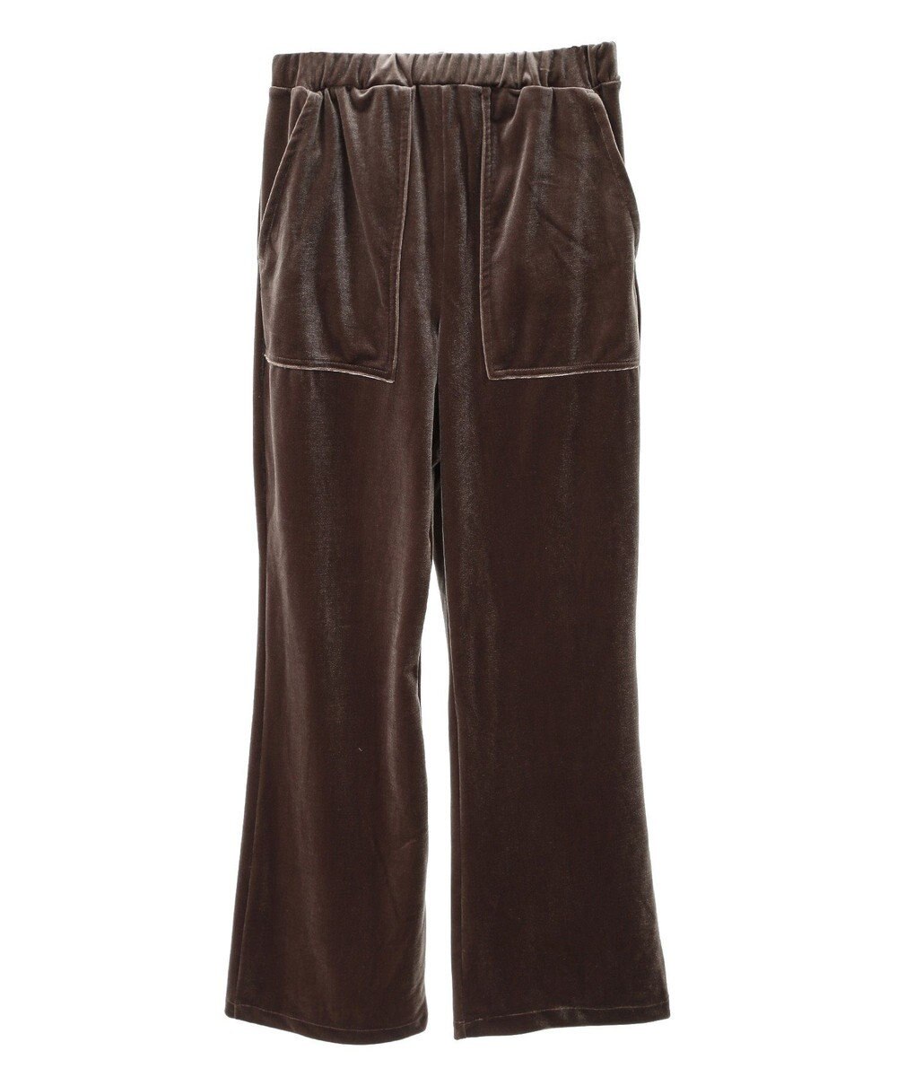 AMERICAN HOLIC ベロアベイカーリラックスパンツ 
