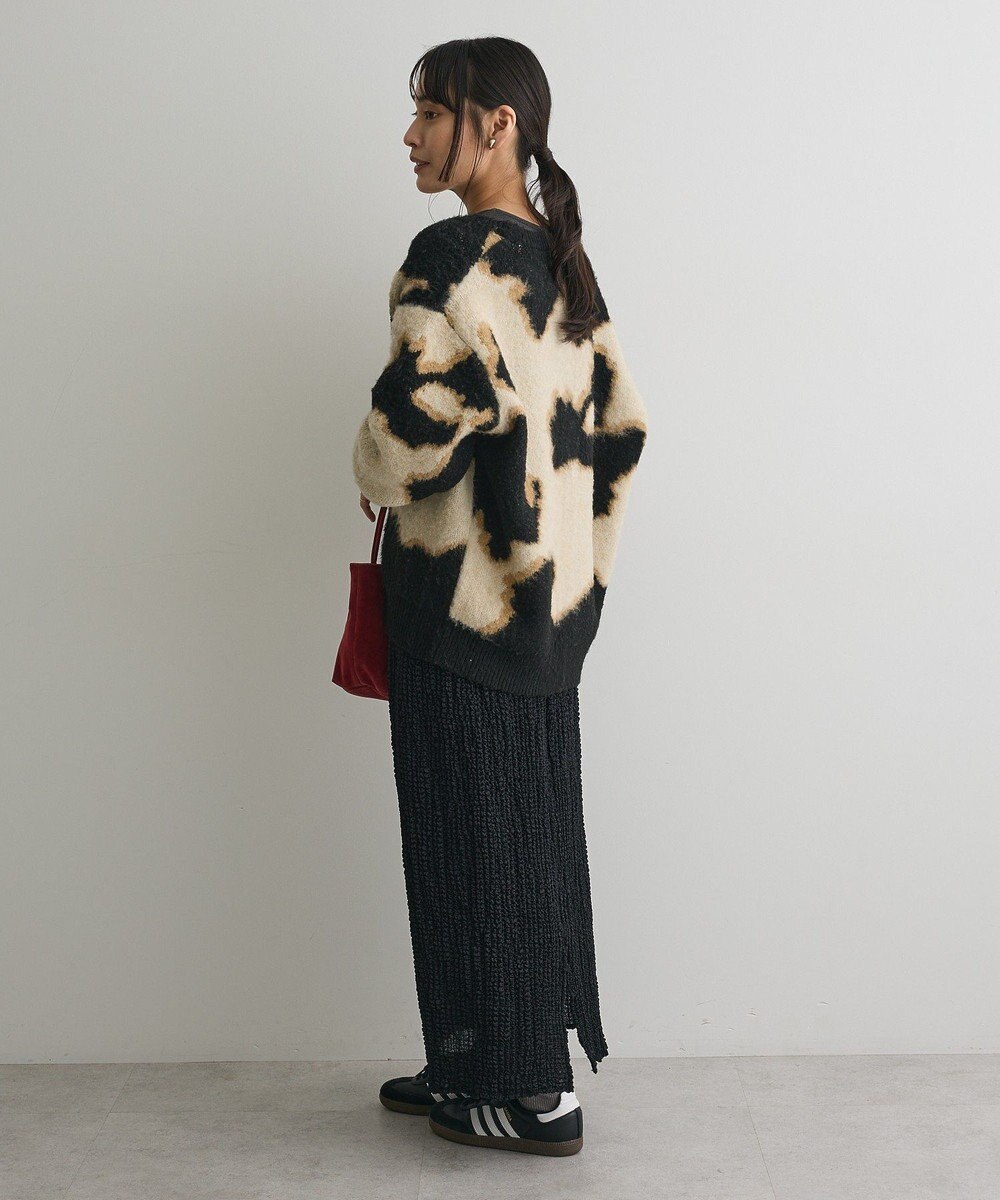 CRAFT STANDARD BOUTIQUE アニマルジャカードニットカーディガン 