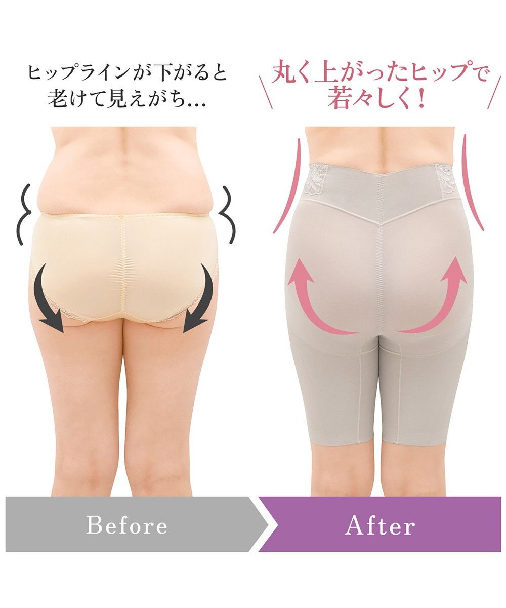 BRADELIS New York 【BRADELIS NewYork peace】ハイブリッドシェイプアップヘムガードル23 ソフトな履き心地でしっかり補正 