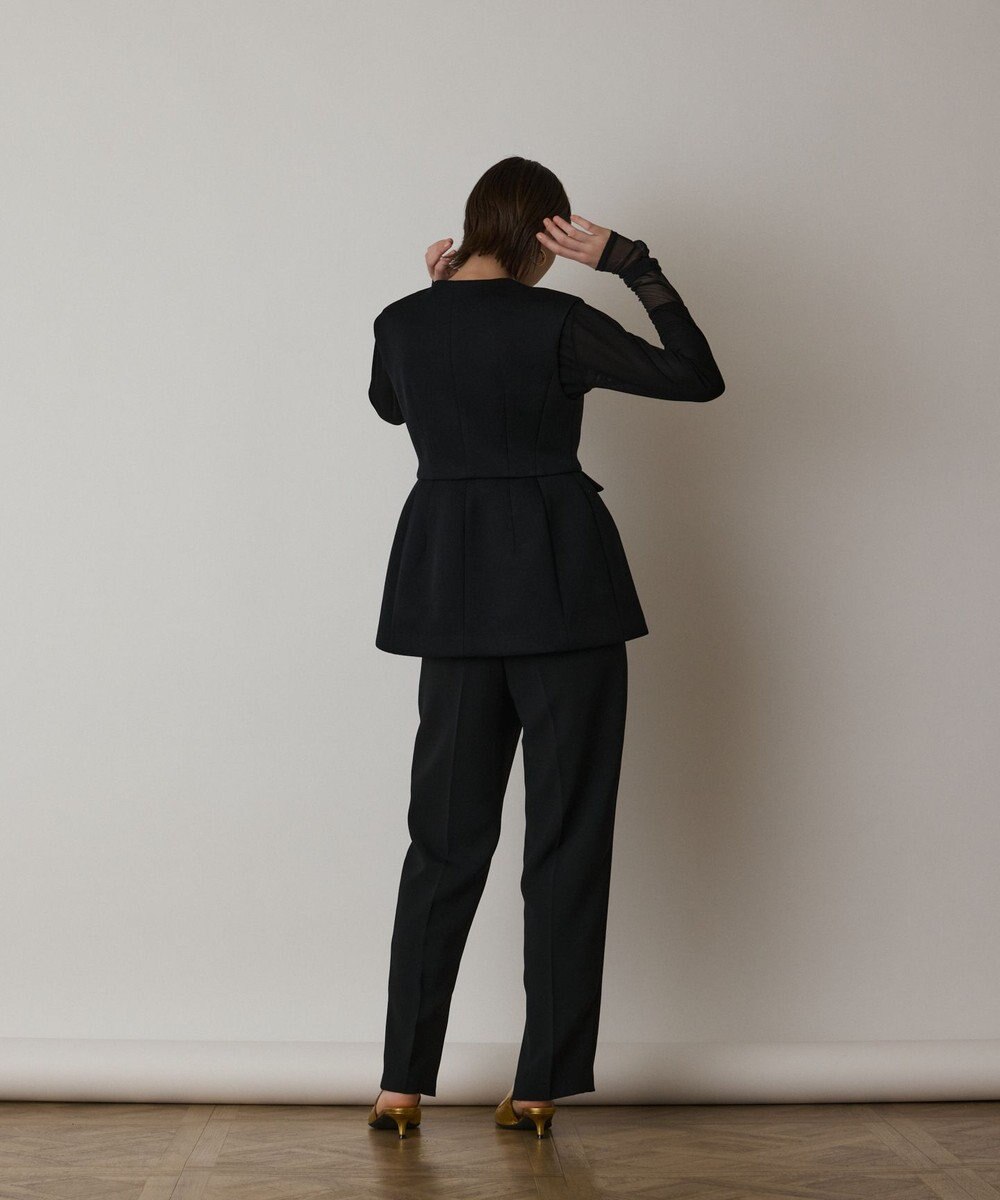 GRACE CONTINENTAL ダンボールニットジレジャケット 