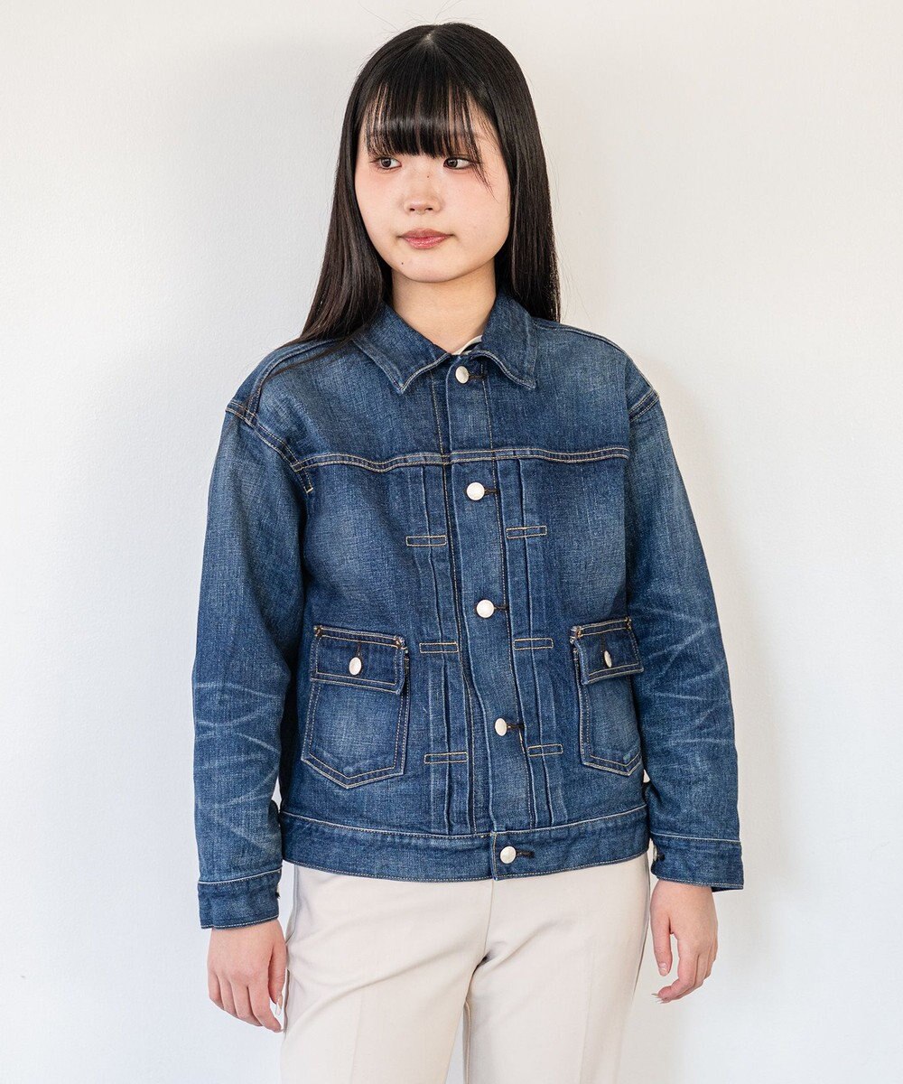 caqu modern jacket type 2nd. デニムジャケット USED WASH 