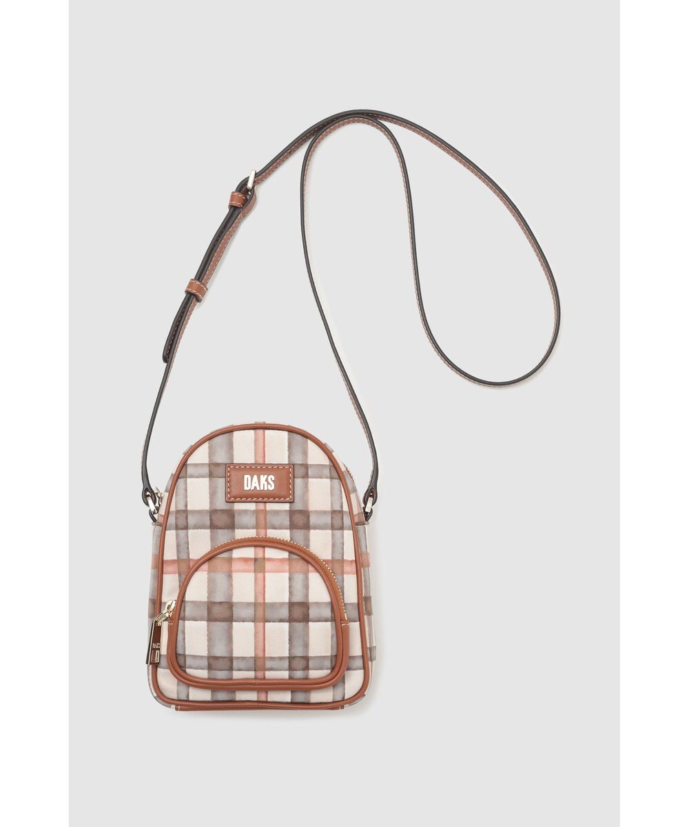 DAKS ウォーターチェックショルダーバッグ 