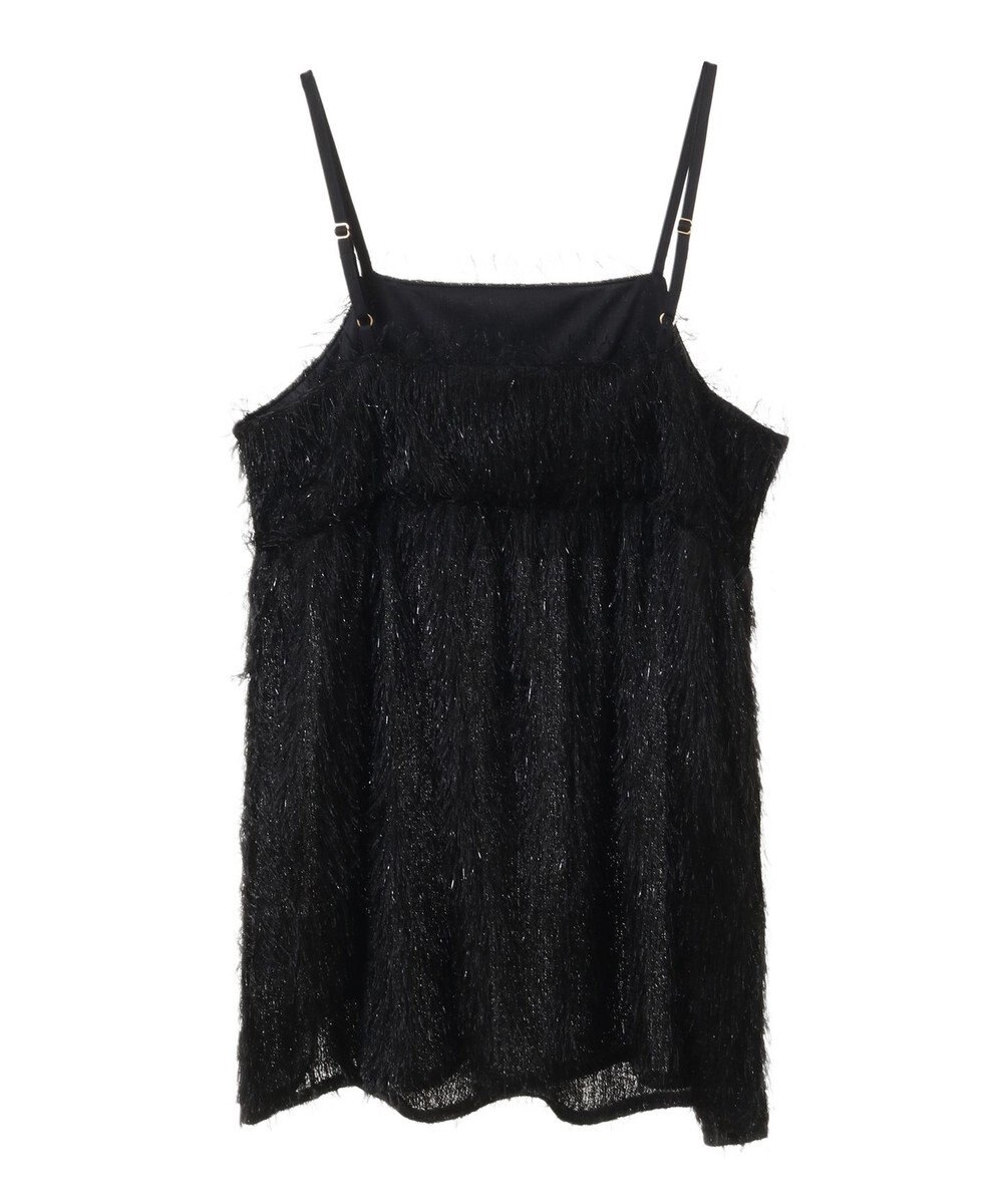 Green Parks ラメフリンジカットキャミソールビスチェ 