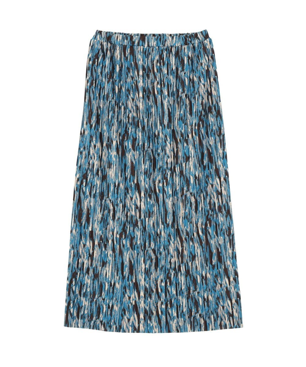 Green Parks 柄プリーツスカート 