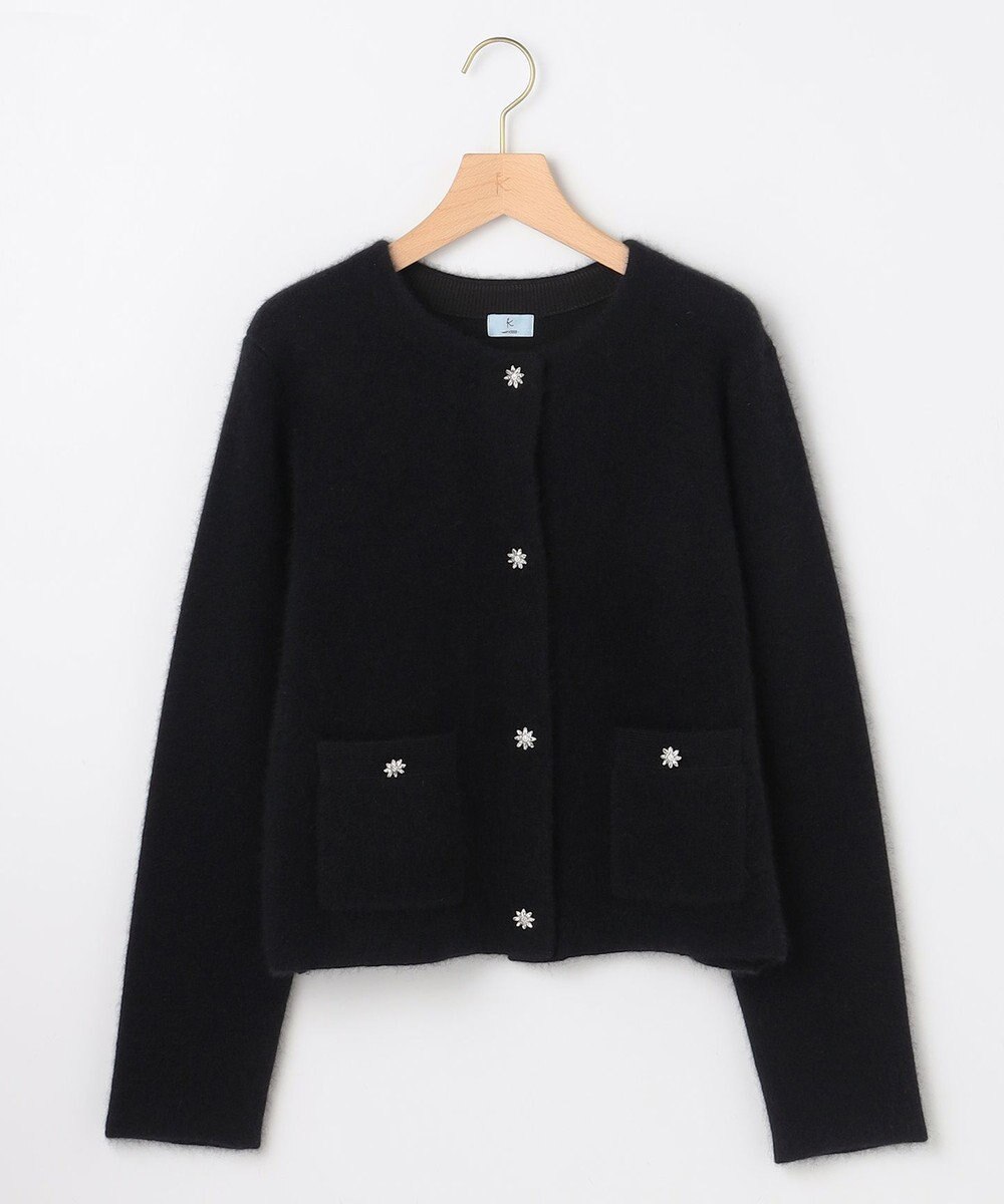 組曲 L 【加藤ローサさん着用】フラッフィーファーニット ジャケット 