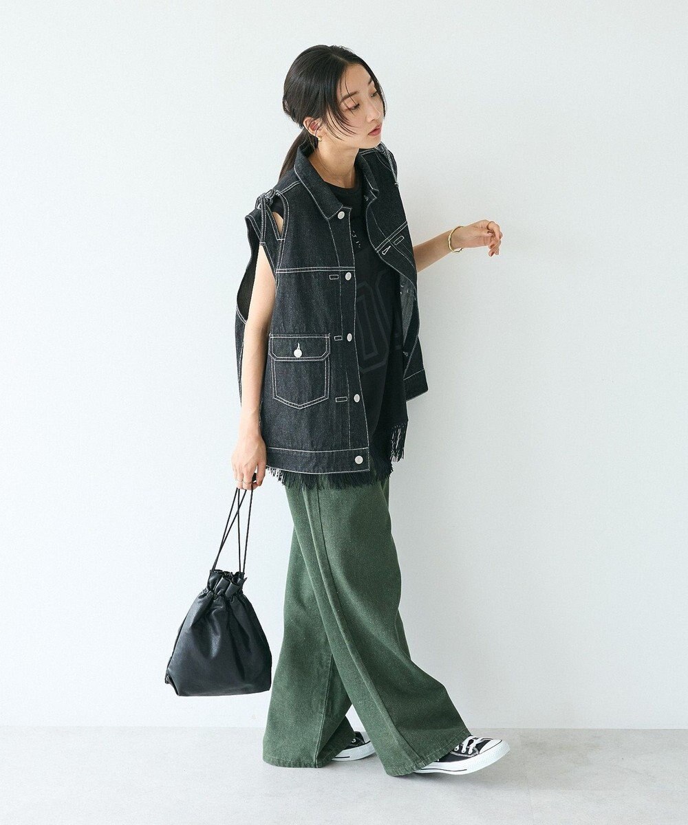 CRAFT STANDARD BOUTIQUE デニムリボンベスト 