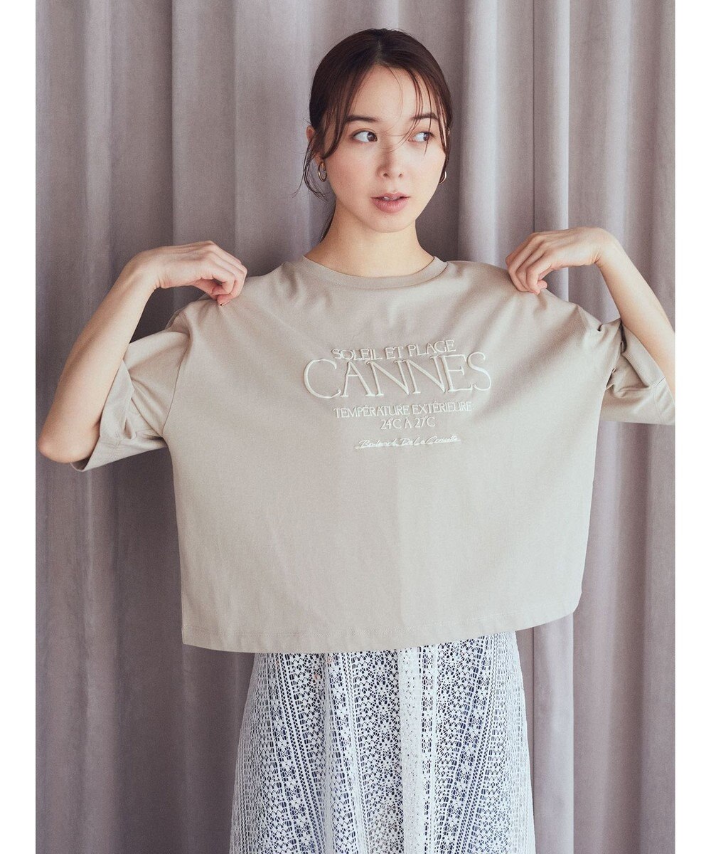 earth music&ecology ＣＡＮＮＥＳ　ショートＴ 